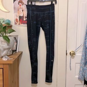 Blue Camo Lululemon Leggings